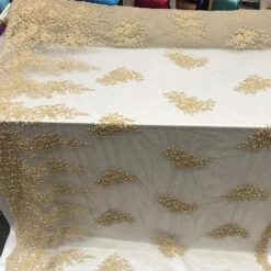 New Design French Bridal Veil Wedding Heavy Embroidered Border Lace With Beads And Sequin -Luxtex Store new design french bridal veil wedding heavy embroidered border lace with beads and sequin 647707