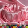 New Shiny Pink Charmeuse Stretch Satin Fabric -Luxtex Store new shiny pink charmeuse stretch satin fabric 229543