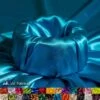 New Shiny Turquoise Charmeuse Stretch Satin Fabric -Luxtex Store new shiny turquoise charmeuse stretch satin fabric 504289