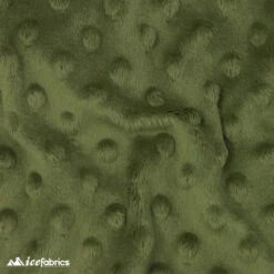 Olive Green Minky Dot Fabric Blanket Fabric -Luxtex Store olive green minky dot fabric blanket fabric 488900