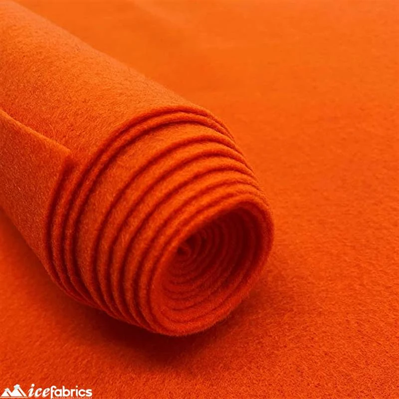 Orange Crafts Acrylic Felt Fabric | 72” Wide | 36” Long 3 Orange Crafts Acrylic Felt Fabric | 72” Wide | 36” Long