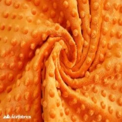 Orange Dot Bubble Minky Fabric By The Yard 7 Orange Dot Bubble Minky Fabric By The Yard -Luxtex Store orange dot bubble minky fabric by the yard 3