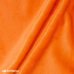 Orange Ice Fabrics Minky Fabric Wholesale _ 3 Mm