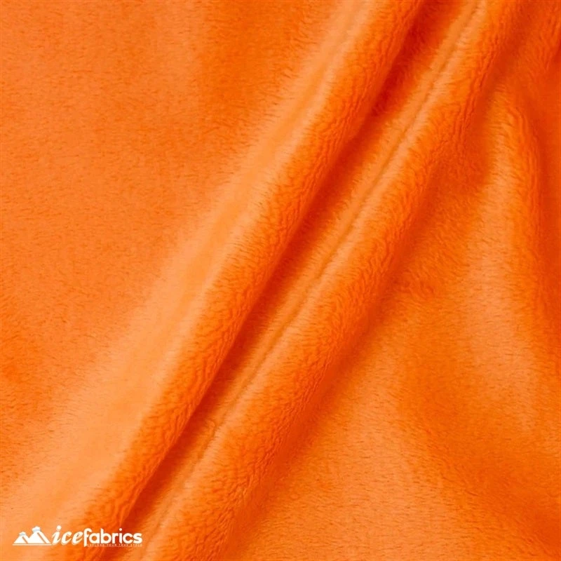 Orange Ice Fabrics Minky Fabric Wholesale _ 3 Mm 3 Orange Ice Fabrics Minky Fabric Wholesale _ 3 Mm