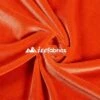 Orange Velvet Fabric By The Yard | 4 Way Stretch -Luxtex Store orange velvet fabric by the yard 4 way stretch 934075