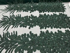 Peacock Feather Embroidered Beaded Fabric -Luxtex Store peacock feather embroidered beaded fabric 286657