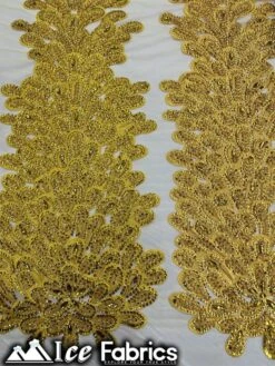 Peacock Feather Embroidered Beaded Fabric -Luxtex Store peacock feather embroidered beaded fabric 345277