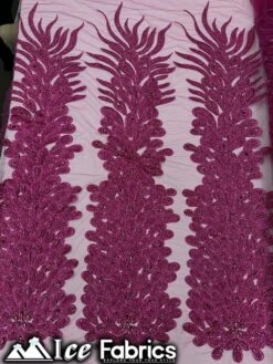 Peacock Feather Embroidered Beaded Fabric -Luxtex Store peacock feather embroidered beaded fabric 813834