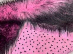 Pink Husky Faux Fur Fabric - Shaggy Fur Luxury Fabric -Luxtex Store pink husky faux fur fabric shaggy fur luxury fabric 840934