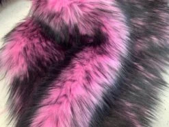 Pink Husky Faux Fur Fabric - Shaggy Fur Luxury Fabric -Luxtex Store pink husky faux fur fabric shaggy fur luxury fabric 892362