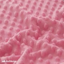 Pink Minky Dot Fabric -Luxtex Store pink minky dot fabric 940091