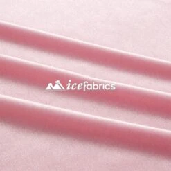 Pink Stretch Velvet Fabric _ Spandex Fabric