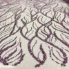 Plum Handmade Beaded Fabric / Lace Fabric With Sequin -Luxtex Store plum handmade beaded fabric lace fabric with sequin 301763