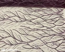 Plum Handmade Beaded Fabric / Lace Fabric With Sequin -Luxtex Store plum handmade beaded fabric lace fabric with sequin 869307
