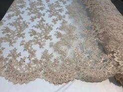 Prom Design Transparent Bridal Mesh Lace Embroidered Wedding Fabric -Luxtex Store prom design transparent bridal mesh lace embroidered wedding fabric 513905