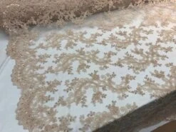 Prom Design Transparent Bridal Mesh Lace Embroidered Wedding Fabric -Luxtex Store prom design transparent bridal mesh lace embroidered wedding fabric 657389