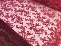 Prom Design Transparent Bridal Mesh Lace Embroidered Wedding Fabric -Luxtex Store prom design transparent bridal mesh lace embroidered wedding fabric 698977