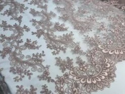 Prom Design Transparent Bridal Mesh Lace Embroidered Wedding Fabric -Luxtex Store prom design transparent bridal mesh lace embroidered wedding fabric 733123