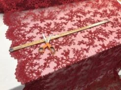 Prom Design Transparent Bridal Mesh Lace Embroidered Wedding Fabric -Luxtex Store prom design transparent bridal mesh lace embroidered wedding fabric 836094