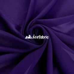 Purple Mia Chiffon Fabric / 60’’ Wide Soft Chiffon Sheer Fabric