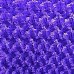 Purple Rosebud Minky Fabric by the Yard