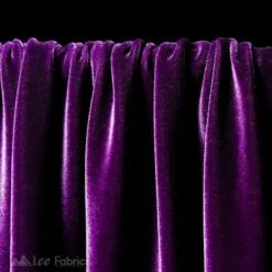 Purple Wholesale Velvet Fabric Stretch | 60" Wide -Luxtex Store purple wholesale velvet fabric stretch 60 wide 941434