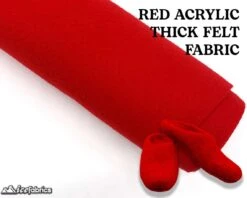 Red Felt Material Acrylic Felt Material 1.6mm Thick -Luxtex Store red felt material acrylic felt material 16mm thick 295419
