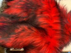 Red Husky Faux Fur Fabric - Shaggy Fur Luxury Fabric -Luxtex Store red husky faux fur fabric shaggy fur luxury fabric 752901