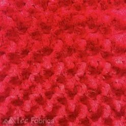 Red Minky Rose Rosebud Fabric Blanket Fabric