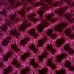 Ruby Rich Rose Rosette Floral Minky Fabric | Super Soft Fabric