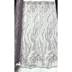 Rose Floral Embroidery Beaded Fabric Mesh Sequin -Luxtex Store rose floral embroidery beaded fabric mesh sequin 105641