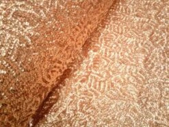 Rose Gold Scale Seaweed Stretch Sequin Mesh Fabric Decoration Fashion Dress Runners Tablecloths -Luxtex Store rose gold scale seaweed stretch sequin mesh fabric decoration fashion dress runners tablecloths 742738