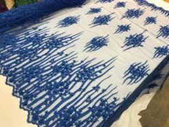 Royal Blue Design Beaded Fabric,Lace Fabric By The Yard-Embroider Beaded For Bridal-Floral Mesh Dress Lace Prom-Nightgown Skirts Runners -Luxtex Store royal blue design beaded fabriclace fabric by the yard embroider beaded for bridal floral mesh dress lace prom nightgown skirts runners 387349