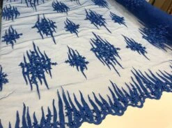 Royal Blue Design Beaded Fabric,Lace Fabric By The Yard-Embroider Beaded For Bridal-Floral Mesh Dress Lace Prom-Nightgown Skirts Runners -Luxtex Store royal blue design beaded fabriclace fabric by the yard embroider beaded for bridal floral mesh dress lace prom nightgown skirts runners 874295