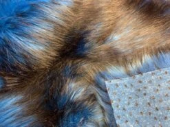 Royal Blue Husky Faux Fur Fabric - Luxury Shaggy Fur Fabric -Luxtex Store royal blue husky faux fur fabric luxury shaggy fur fabric 788383