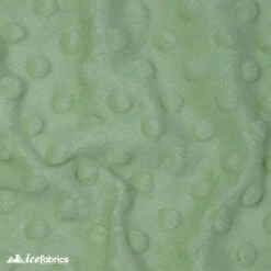 Sage Dimple Polka Dot Minky Fabric / Ultra Soft / -Luxtex Store sage dimple polka dot minky fabric ultra soft 256767