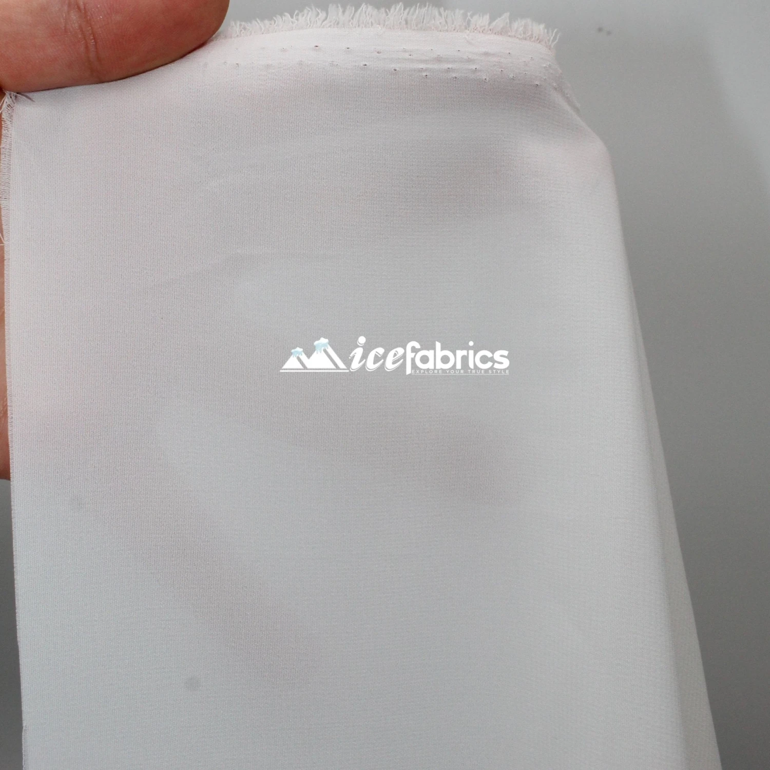 Silky 2 Way Stretch Spandex Chiffon Fabric By The Yard 5 Silky 2 Way Stretch Spandex Chiffon Fabric By The Yard - Image 3