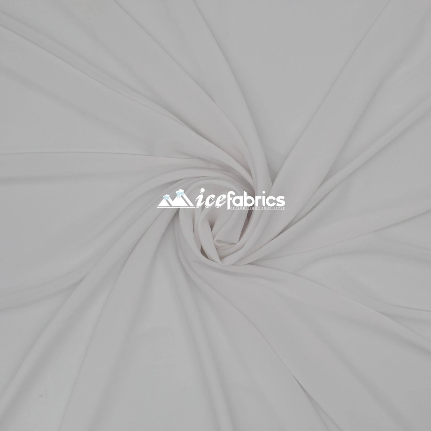 Silky 2 Way Stretch Spandex Chiffon Fabric By The Yard 4 Silky 2 Way Stretch Spandex Chiffon Fabric By The Yard - Image 2