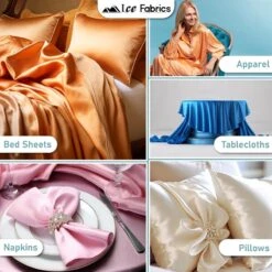 Silky Charmeuse Stretch Satin Fabric Fashion Fabric -Luxtex Store silky charmeuse stretch satin fabric fashion fabric 1 24a30438 e4e7 4a91 b99a 4d3a091c4898