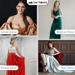 Silky Charmeuse Stretch Satin Fabric Fashion Fabric -Luxtex Store silky charmeuse stretch satin fabric fashion fabric 2 138e7b75 3f16 4195 af5d 5f9f1b01eb29