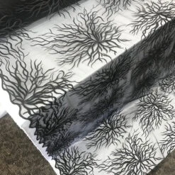 Silver-Bridal Wedding Mesh Lace Women Floral Fashion Fabric By Yard -Luxtex Store silver bridal wedding mesh lace women floral fashion fabric by yard 446596