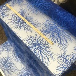 Silver-Bridal Wedding Mesh Lace Women Floral Fashion Fabric By Yard -Luxtex Store silver bridal wedding mesh lace women floral fashion fabric by yard 950473