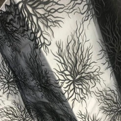 Silver-Bridal Wedding Mesh Lace Women Floral Fashion Fabric By Yard -Luxtex Store silver bridal wedding mesh lace women floral fashion fabric by yard 975002