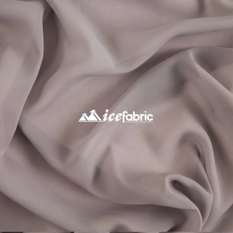Silver Mia Chiffon Fabric / 60’’ Wide Soft Chiffon Sheer Fabric 4 Silver Mia Chiffon Fabric / 60’’ Wide Soft Chiffon Sheer Fabric - Image 2