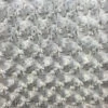 Silver Minky Rose Rosebud Fabric Blanket Fabric