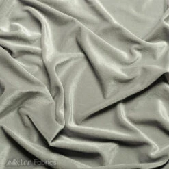 Silver Wholesale Velvet Fabric Stretch | 60" Wide -Luxtex Store silver wholesale velvet fabric stretch 60 wide 930385