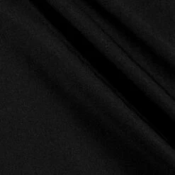 Solid Poly Poplin Fabric/ ‘’60 Inches Width/ Black