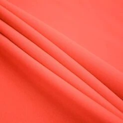 Solid Poly Poplin Fabric/ ‘’60 Inches Width/ Coral