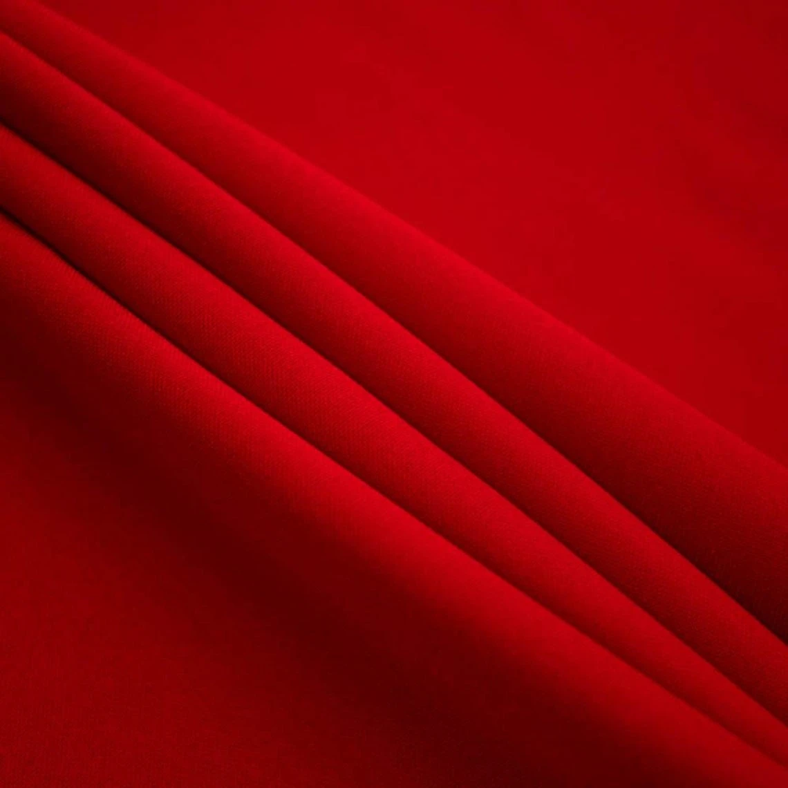 Solid Poly Poplin Fabric/ ‘’60 Inches Width/ Red 3 Solid Poly Poplin Fabric/ ‘’60 Inches Width/ Red