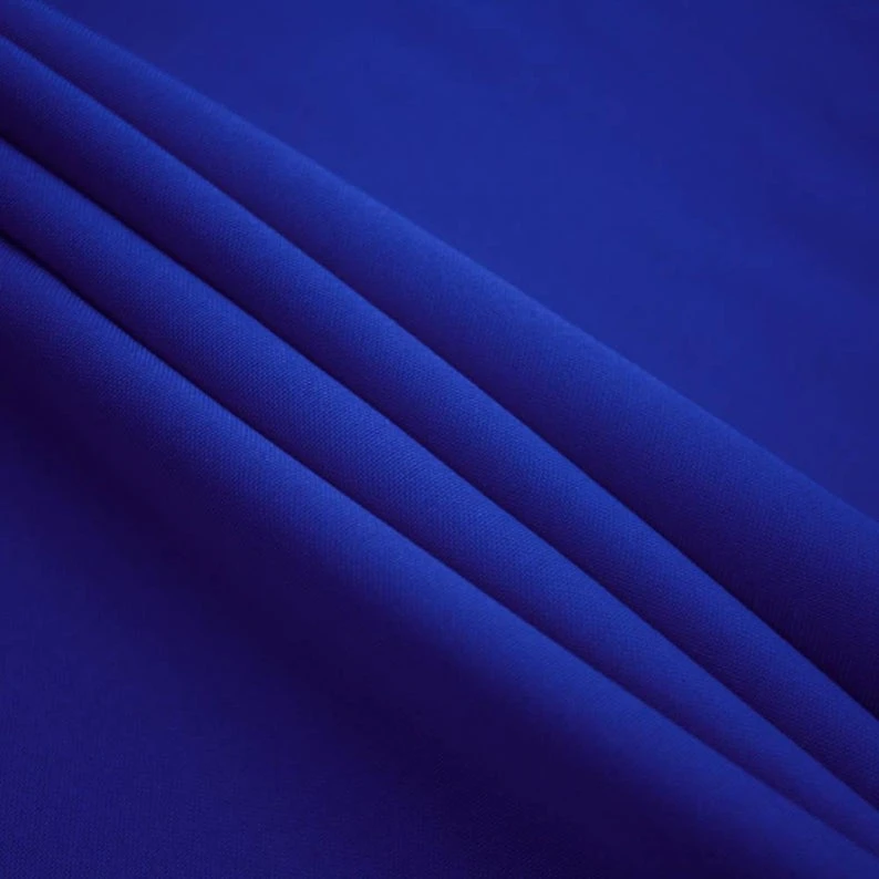 Solid Poly Poplin Fabric/ ‘’60 Inches Width/ Royal Blue 3 Solid Poly Poplin Fabric/ ‘’60 Inches Width/ Royal Blue